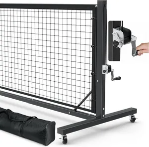 Sistema de Red de Pickleball de Grado Profesional Resistente y Económico de 22 Pies <span class=keywords><strong>con</strong></span> Ruedas para Adultos - Product Image 1