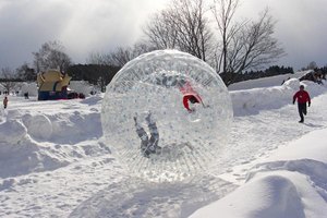 Bóng Bơm Nước Bơm Hơi Bên Trong Bằng Nhựa TPU PVC Giá Rẻ Bóng Bơm Hơi Grme One Entrance Vui Nhộn - Product Image 3