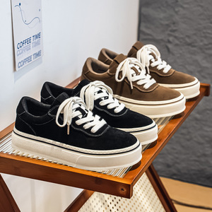 Zapatos de Lona para Hombre, Estilo Harajuku Japonés, Otoño 2026, Ligeros y de Lujo, con Cordones, Plataforma, Moda Casual, Deportivos, para Skate - Product Image 4