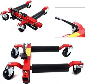 Patins de voiture hydrauliques de 1500 lb, <span class=keywords><strong>cric</strong></span> de positionnement de véhicule de roue de 12 '', rouleaux robustes avec pédale pour la réparation automatique de pneus - Product Image 6