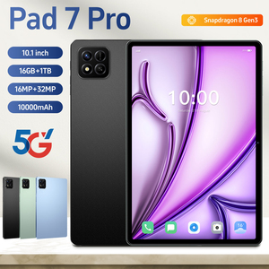 แท็บเล็ต Android ขนาด 10.1 นิ้ว รุ่น Pad 7 Pro สำหรับเด็ก ธุรกิจ รองรับ 5G Wi-Fi Octa Core แรม 1GB หน้าจอสัมผัส ผลิตโดย MTK รับผลิตจำนวนน้อย (OEM) - Product Image 2