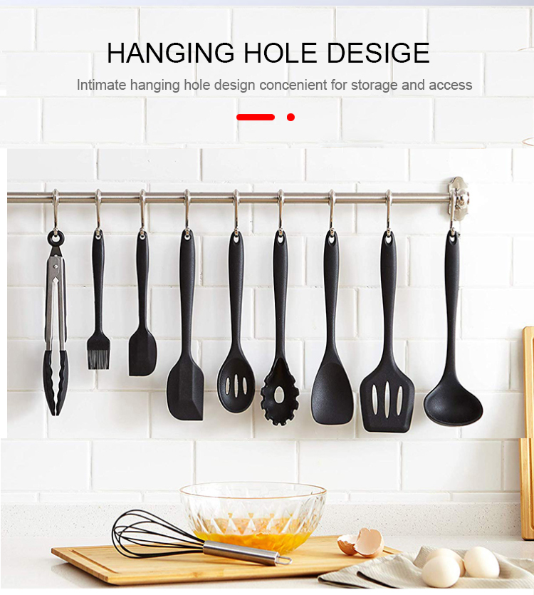 Amazon Hot Selling Wholesale Kitchen Accessories Kitchen Cooking Utensils Sets Cocina 27pieces Kitchen Silicone Utensils Set