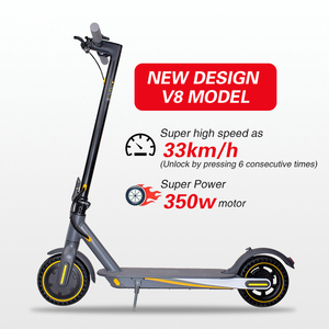 สกูตเตอร์ไฟฟ้าสำหรับผู้ใหญ่350W 30กม./ชม. ยาง8.5นิ้ว V8พับได้ดูดซับแรงกระแทกสองชั้นพร้อมแอพโคมไฟ - Product Image 1