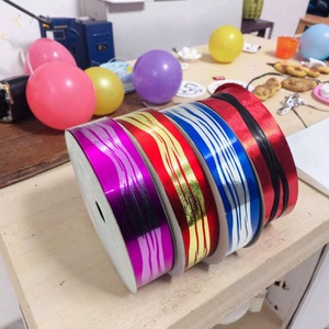 Wholesale Printed Solid Metallic Polypropylene <b>Ribbon</b> Factory Direct <b>Gift</b> Wrapping Decorations - Product Image 2