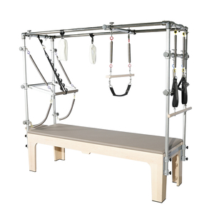Wavar <span class=keywords><strong>Reformer</strong></span> Profesional de Yoga y <span class=keywords><strong>Pilates</strong></span> de Madera de Arce Clásico Blanco de la Mejor Calidad para <span class=keywords><strong>Hombres</strong></span> y Mujeres - ¡Gran Venta! - Product Image 2