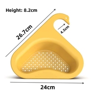 Évier à crépine OEM Panier d'égouttage Swan Panier d'égouttage pour fruits et légumes Panier d'égouttage multifonctionnel pour restes d'évier de cuisine