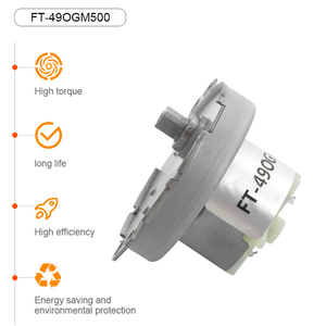 Motor <span class=keywords><strong>de</strong></span> Engranajes <span class=keywords><strong>de</strong></span> Baja Velocidad y Alto Torque FT-49OGM500-150K 24V 60RPM para Tostadora <span class=keywords><strong>de</strong></span> Café Skywalker - Product Image 3