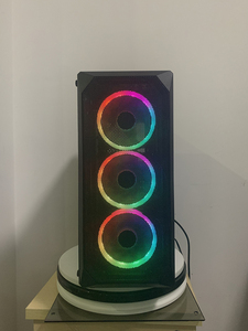 Gabinete ATX para Computadora, Económico, con Ventilador RGB para <span class=keywords><strong>PC</strong></span> de Escritorio, Paneles de Plástico, Malla Metálica y Ventilador RGB, Torre Media - Product Image 4