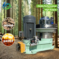 Ligne de production automatique de granulés de bois à matrice annulaire 2-10 TPH – Équipement de pelletisation de biomasse