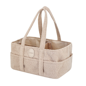 <span class=keywords><strong>Sac</strong></span> de rangement pour couches bébé en <span class=keywords><strong>velours</strong></span> Teddy kaki, grande capacité, pour la crèche, la voiture, les voyages, avec séparateur - Product Image 6