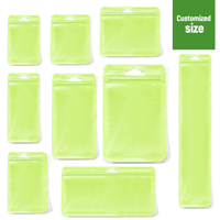 Impression personnalisée Boîte d'emballage transparente élevée Sacs Boîte d'emballage pliable en plastique transparent en PVC