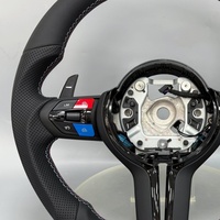 Accessoires de voiture Volant entièrement en cuir pour BMW F30 F15 F20 F21 F25 F10 F06 F07 F12 F13 F01 E90 X5 E70 E87 E84 E39 M5 I4 F80