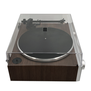 Vente flash - tourne-disque vinyle Hi-Fi avec préampli à tube à vide, haut-parleurs externes filaires, avec fonction USB, Aux in, BT - Product Image 5