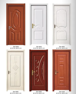 Natural Veneer <strong>Moulded</strong> Door Panel Waterproof UPVC/<strong>PVC</strong>/WPC Door Skin - Product Image 4