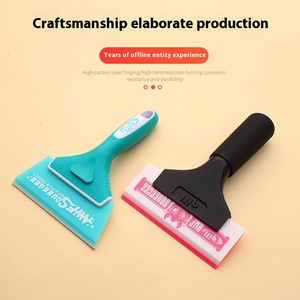 PVC xe kính phim scraper Silicone gân lưỡi gạt nước cửa sổ công cụ cho rửa xe 1-năm bảo hành cho quần áo chăm sóc xe vinyl bọc nước scraper - Product Image 2
