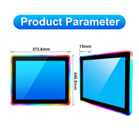 Monitor para Juegos con Pantalla Táctil LED Capacitiva de 19 Pulgadas, Relación de Aspecto 4:3, Interfaz USB, Color Negro, Garantía de 30 Días, Nuevo, Mejor Precio, en Paquete
