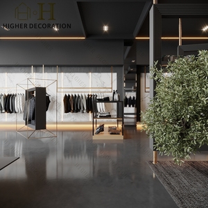 Custom moderno ed elegante da uomo espositore per vestiti appendiabiti scaffali per <span class=keywords><strong>negozi</strong></span> e centri commerciali - Product Image 5