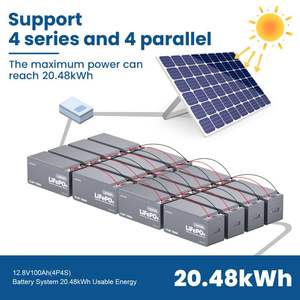 Paquete de Baterías LiFePO4 con Cubierta Metálica Litharv, Duradero, 12.8V 100Ah/120Ah/150Ah/<span class=keywords><strong>200Ah</strong></span>, 6000 Ciclos, 5 Años de Garantía, Energía Solar para el Hogar - Product Image 3