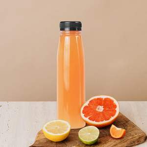 Etiquetas Adhesivas Personalizadas para Botellas de Jugo Elegantes de 330 ml y 500 ml, Botella de PET Transparente Desechable Ecológica para Bebidas, Botella de Soda con Tapa de Rosca de PP - Product Image 3