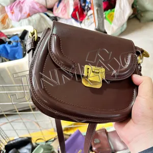 stock ladies handbags wholesale low prices used bags leather shoulder sling used handbags in bales vip mixed bales