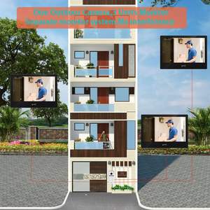 Anjielo อินเทอร์คอมวิดีโอหลายยูนิตพร้อมดอร์เบลล์มองเห็นตอนกลางคืนและรองรับการตรวจสอบแบบเรียลไทม์สำหรับใช้ในอาคาร - Product Image 3