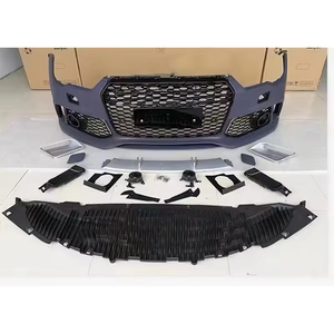 Kit de pare-chocs avant pour <span class=keywords><strong>Audi</strong></span> A7 S7 C7.5 2016-<span class=keywords><strong>2018</strong></span>, style <span class=keywords><strong>RS7</strong></span>, avec calandre en nid d'abeille, pour mise à niveau du look. - Product Image 3