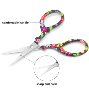 3.6 Inch Portable Trendy <b>Sewing</b> Scissors Crafting Threading Embroidery Scissors for Cross Stitch Paper Cutting Needlework Craft - Product Image 3