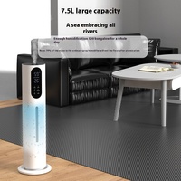 Nouvel humidificateur ultrasonique à brume froide, pulvérisateur commercial, humidificateur d'air sur pied grande capacité