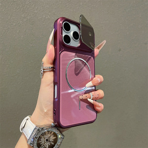 เคสโทรศัพท์แบบแข็งแรงทนทาน ดีไซน์หรูหรา พร้อมแม่เหล็กในตัว สำหรับ iPhone 11-17 Promax  ฝาหลังแบบสไลด์ปิดกล้อง ป้องกันแรงกระแทก - Product Image 3
