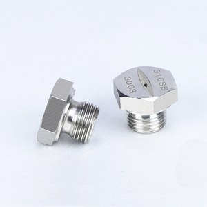 Xinhou thép không gỉ và đồng thau TPU phẳng Fan Vee máy bay phản lực phun vòi phun tip - Product Image 6