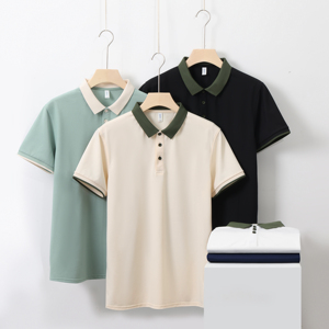 Polo personnalisé à séchage rapide pour homme 210Gms à manches courtes Chemise de golf pour femme Mode d'été Broderie logo T-shirt décontracté - Product Image 1