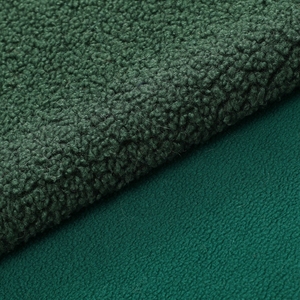 Chất lượng cao 100% polyester Teddy Fur ngoại quan với cực Fleece Faux Fur vải - Product Image 3