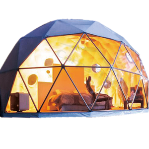 Luxuriöses 2023 Beliebtes Großes Wasserdichtes Winddichtes 5/6/8m Glamping-Kuppelzelt Hotel - Product Image 5