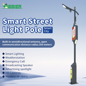 Hot Dip mạ kẽm chiếu sáng đường phố đèn cực wifi thông minh ngắt mạch 30 amp một thông minh vườn cực cho thành phố thông minh - Product Image 2