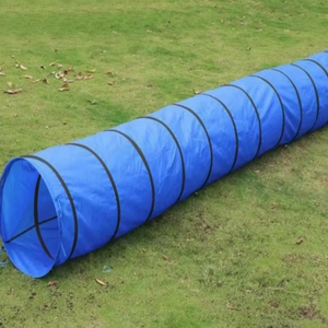 Equipo de <span class=keywords><strong>entrenamiento</strong></span> de agilidad para perros al aire libre, túnel de carrera de obstáculos de plástico para ejercicio y diversión canina - Product Image 3