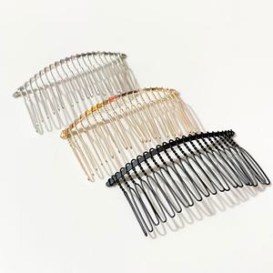 Venta al por mayor barato oro plata negro Color mezclado Metal Material 20 dientes retorcidos <span class=keywords><strong>velos</strong></span> <span class=keywords><strong>de</strong></span> <span class=keywords><strong>novia</strong></span> accesorios para peine <span class=keywords><strong>de</strong></span> pelo - Product Image 6