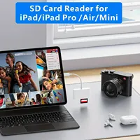 Lector de tarjetas de memoria USB C a SD/TF, lector de tarjetas USB C 3 en 1 compatible con iPhone 15 Pro, iPad, Mac, MacBook, portátil, Android, PC y accesorios