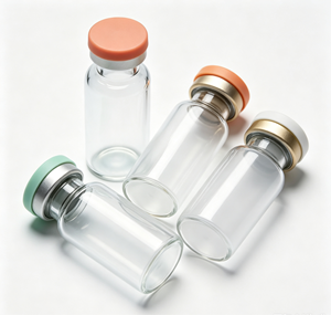Botellas de vidrio vacías transparentes de 3/5/10 ml, 2 en 1, para líquidos, venta al por mayor, color de superficie personalizado, envío rápido a granel - Product Image 2