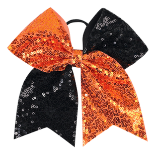 Großhandel Maßgefertigtes Frack-Stirnband mit Gummiband und Pailletten für Mädchen Farbblockierte Perlen Weihnachts-Glitzer Rot-Grünes Haarband - Product Image 3