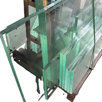 Meilleur prix pour verre laminé découpé sur mesure pour cloisons de centres commerciaux, décoration murale d'ascenseurs, résistant à la pression et anti-rayures
