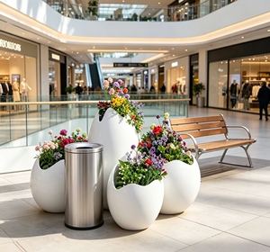 Macetero Grande de Fibra de Vidrio <span class=keywords><strong>para</strong></span> Plantas y Flores Grandes <span class=keywords><strong>para</strong></span> Jardín, Centro Comercial y Supermercado, Soporte de Maceta al por Mayor, Macetas y <span class=keywords><strong>Jardineras</strong></span> Grandes <span class=keywords><strong>para</strong></span> Exterior - Product Image 2