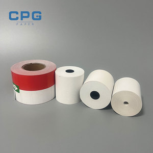 Papel para Caja Registradora al por Mayor, Personalizado OEM, 57x40mm, Libre de BPA, 48gsm, Rollo de Papel Térmico Liso de 57mm para Terminal de Tarjetas de Crédito - Product Image 1
