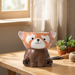 Macetas de Cerámica con Diseño de Animales y Flores para Suculentas, Transpirables, Resistentes a la Corrosión y a la Deformación, Creativas para el Hogar y el Jardín - Product Image 5