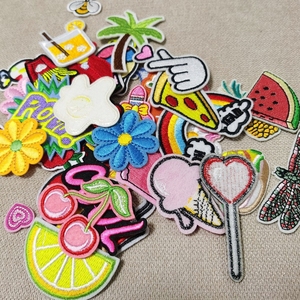 ECO Custom ized Kids Bügeln auf gestickte Kinder Niedliche Cartoon Aufbügeln Stick flecken für Kleidung Kleidung - Product Image 3