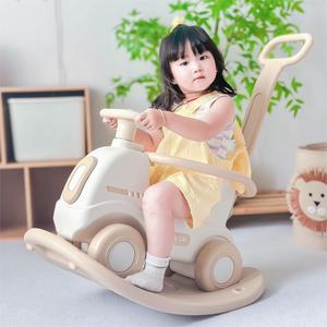 Nuevo modelo 4 en 1 juguete de plástico para niños balancín caballo equilibrio trampolín tobogán multifunción - Product Image 4