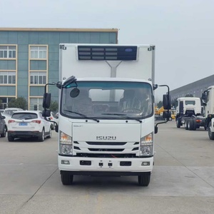 <span class=keywords><strong>Camion</strong></span> <span class=keywords><strong>frigorifique</strong></span> Isuzu ELF 4x2 avec <span class=keywords><strong>hayon</strong></span> élévateur, fourgon <span class=keywords><strong>frigorifique</strong></span> de 4,2 m avec groupe <span class=keywords><strong>frigorifique</strong></span> Carrier pour le transport d'aliments frais - Product Image 2