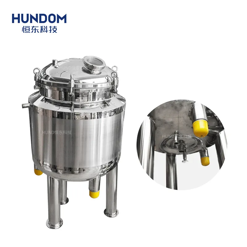 Best quality stainless steel small storage tank with handhole pressure vessel