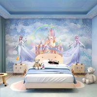 Papier peint mural 3D pour enfants, école, animaux, rouleau de papier peint personnalisable, imperméable, écologique, décoration intérieure