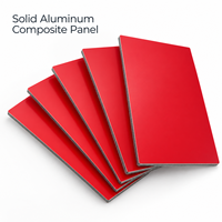 Panneau composite en aluminium blanc solide de 4 mm avec revêtement PE, ACP ACM, imperméable, résistant aux intempéries, pour revêtement mural extérieur