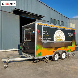 Remolque para Barbacoa Cuadrado con Certificación CE, Equipado con Parrilla Ahumadora de Leña para Cocina Comercial y Catering al Aire Libre - Product Image 4